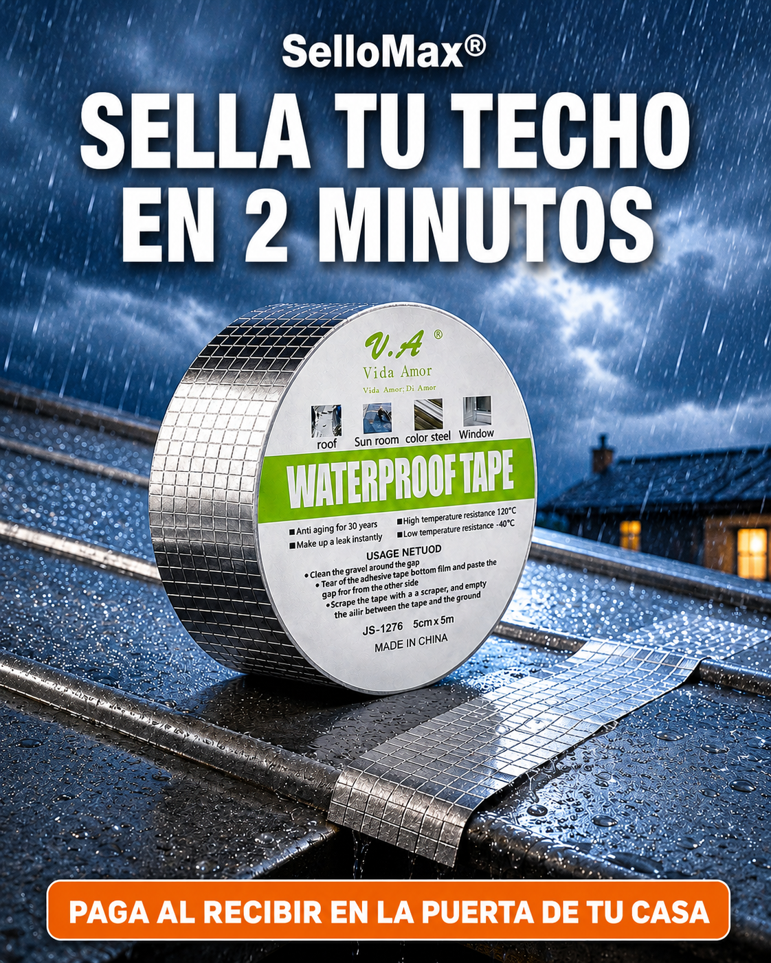 SelloMax® Cinta Impermeable PRO